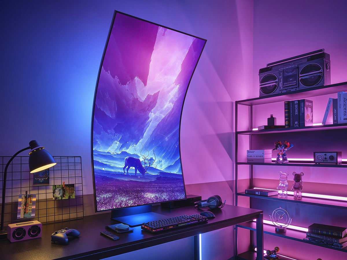 Samsung Launches Curved 55-Inch Odyssey Ark Gaming Monitor at