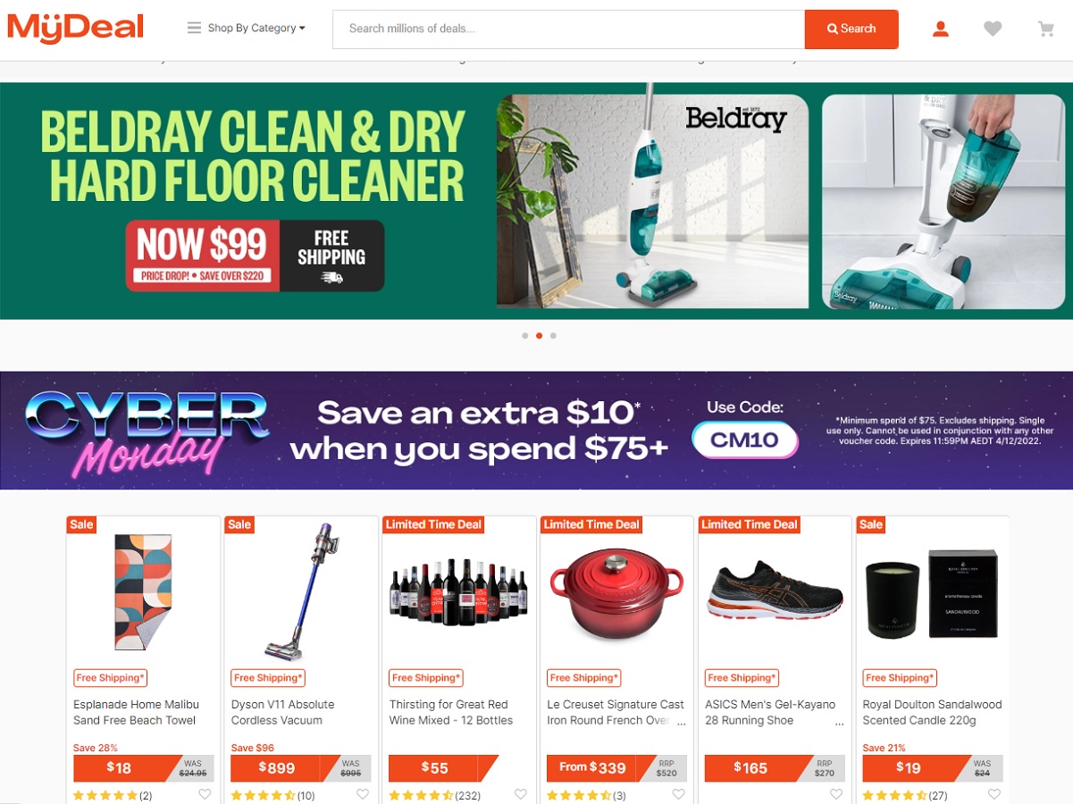 MyDeal continues its Cyber Monday sale Appliance Retailer