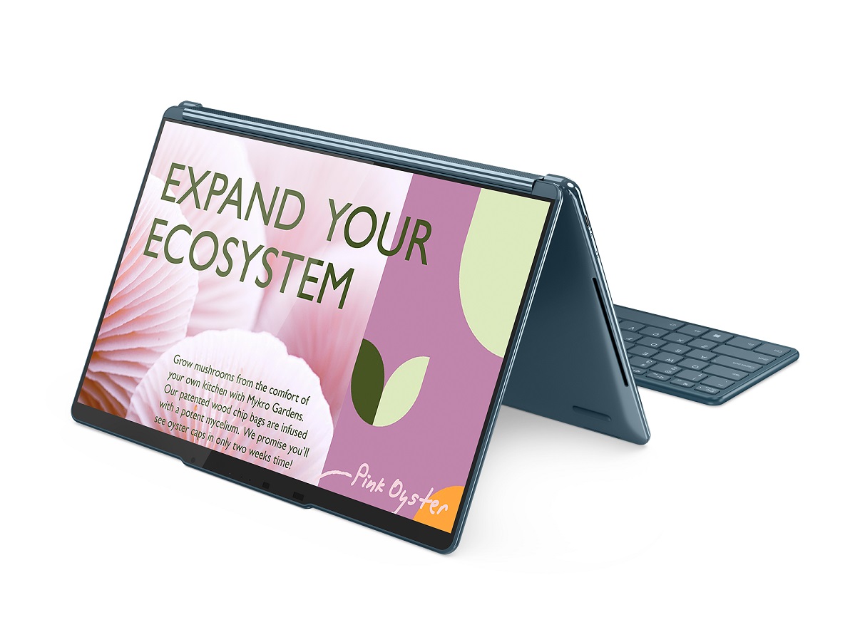 Lenovo unveils folding laptop Yoga Book 9i with two full-sized screens