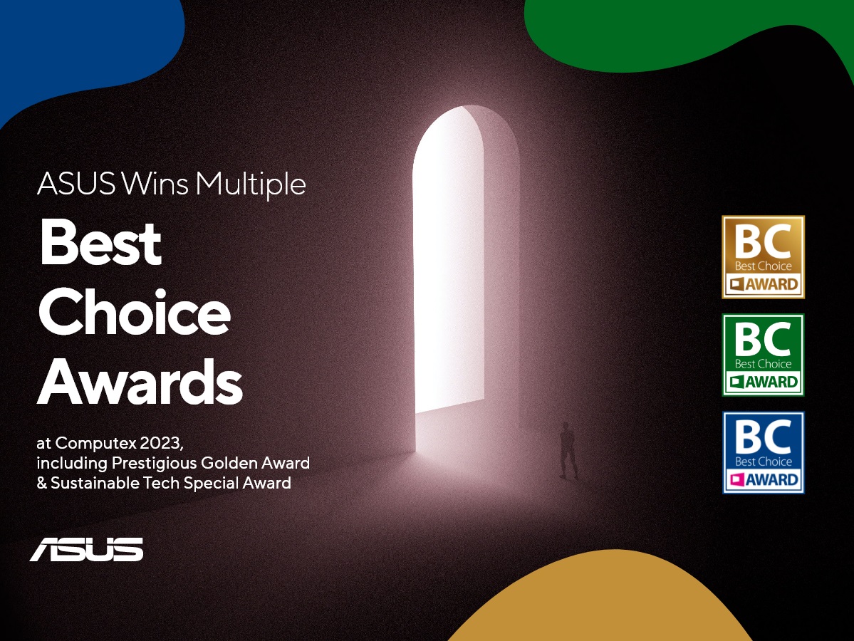 ASUS wins several Best Choice Awards Appliance Retailer