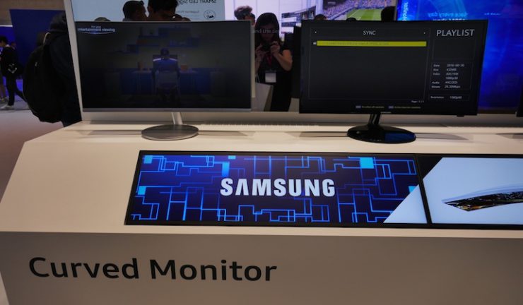 Samsung curved monitor